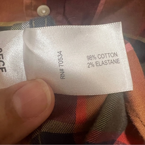 Orvis No-Work Work Shirt Mens XXL Cotton Multicolor Plaid Long Sleeve Button Up - Picture 10 of 12